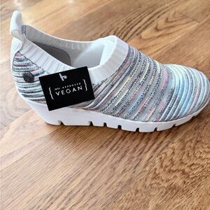 bernie mev. Multicolor Woven Wedge Shoes